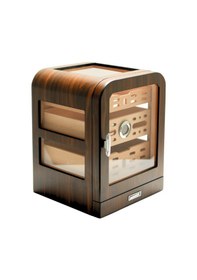 Resim Cohiba 3 Çekmeceli Ahşap Aksesuar Bölmeli Sedir Humidor Puro Kutusu - Tr9643 