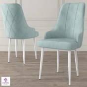 Resim Canisa Concept Trex Serisi, 1.sınıf Babyface Kumaş Sandalye, Beyaz Metal Ayak 