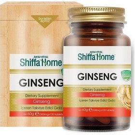 Resim Shıffa Home Ginseng Tablet 500 MG - 120 Tablet 