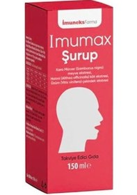 Resim İmuneks Farma Imumax Takviye Edici Gıda Şurup 150 ML 