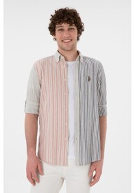 Resim U.s. Polo Assn. Erkek Açık Mavi Gömlek Desenli 50299806-vr003 Acık Mavı Açık Mavi 