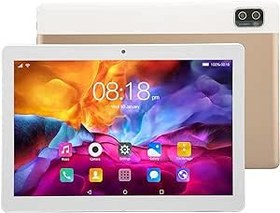 Resim 5g Wifi Tablet, 10.1in Ips Ekran Tablet, 6gb 128gb 8800mah Büyük Kapasiteli Pil Movies 92 10 çekirdek gümüş Tablet Için Android 12 Için Film videoları oyunları 100 Ila 240v 