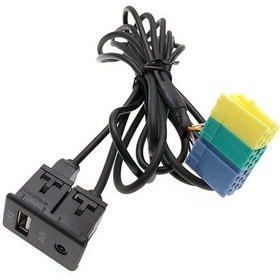 Resim Hyundai Kia 20 Pin Araba Cd Değiştirici Aux + Usb Ses Kablosu İçin 