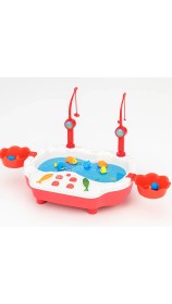 Resim Sulu Oynanan Havuzlu Balık Tutma Oyun Seti 