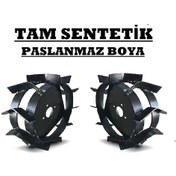 Resim Dalaz, Flash 250 Shineray Sr210 Benzinli Çapa Makinası Uyumlu Çelik Teker Takımı 