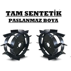 Resim Dalaz, Flash 250 Shineray Sr210 Benzinli Çapa Makinası Uyumlu Çelik Teker Takımı 