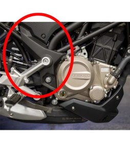 Resim Moto Express Cfmoto 250NK 2018-2025 Sağ Sele Altı Braket Üstü Dekoratif Kapak Muhafazası A 
