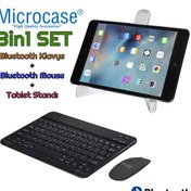 Resim Microcase Ipad Pro 12.9 2021 5.nesil Touchpad Klavye 27 Cm(tr Sticker)+bluetooth Mouse+stand Al2755 