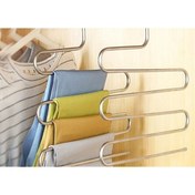 Resim Trendy Shop 5 Katlı Çelik Pantalon Eşarp 3 Adet Havlu Organizer Askılık 