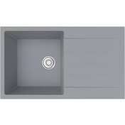 Resim Gradde Gri Tek Goz Granıt Eviye 50 x 86 Gr86L 