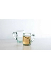 Resim Paşabahçe Aware Collection 2 Li Kalp Kulplu Bardak 335 Ml Şık Cam Bardak Seti Şeffaf 