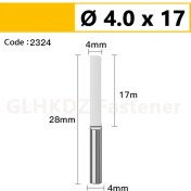 Resim 2Liyao 4.0X17X4MM (2324) Ø0.8-6mm Katı Karbür Tek Flüt Düz Yönlendirici Bit End Mill Cnc Freze Kesicisi Gravür Aracı Akrilik Mdf Plastik HRC63 (Yurt Dışından) 