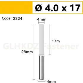 Resim 2Liyao 4.0X17X4MM (2324) Ø0.8-6mm Katı Karbür Tek Flüt Düz Yönlendirici Bit End Mill Cnc Freze Kesicisi Gravür Aracı Akrilik Mdf Plastik HRC63 (Yurt Dışından) 