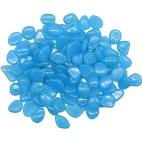 Resim Suntek Magideal Aydınlık Çakıl Taşları Glow Stones Rocks Mavi-100-adet 