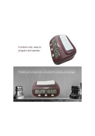 Resim Lemestar Satranç Zamanlayıcı Pq9907s - Go, Çin Satrançı, Uluslararası Satranç İçin Lcd Ekranlı Süre Takip Aleti Pil Dahil Değil 