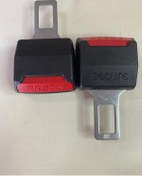 Resim Emniyet Kemeri Yükseltme Tokası Yükseltici Adaptör Siyah 