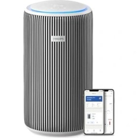 Resim Mabeyn Hava Temizleyici 3200 Serisi - Hepa Nanoprotect + Aktif Karbon Filtre, Cadr 520M³/SA 135M² Alerji Hastaları Için, Ultra-Sessiz, Akıllı ve Enerji Verimli, Gümüş (AC3220/10) 