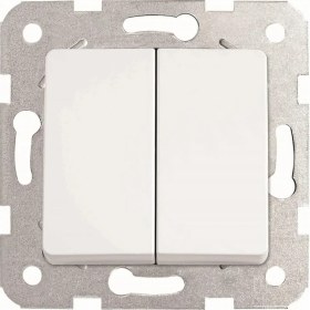 Resim Mena Rise Linnera Life Sedef Beyaz Komütatör Mekanizma ve Düğme 