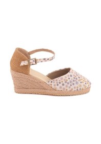 Resim Star Tombis Gerçek Elişi Hasır Dolgu Topuk Keten Hasır Espadril Handmade Çok Renkli 