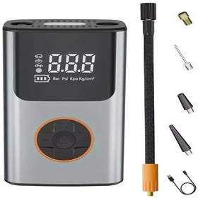 Resim Mufunye Arabaya Monte Kablosuz Şişirme Pompası, Dış Mekan Acil Durum Işığı, Güç Bankası, Akıllı Dijital Ekra 