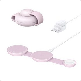 Resim Anker Maggo 3In1 Kablosuz Katlanir Şarj Ci̇hazi Pembe 
