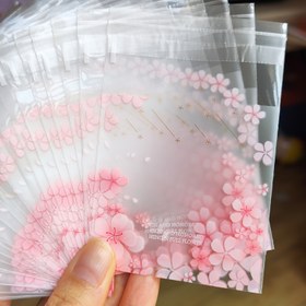 Resim 100 Adet Sakura Kiraz Çiçeği Şeffaf Mat OPP Hediye Poşeti - Pembe Çiçekli Kendinden Yapışkanlı Yeniden Kullanılabilir Paketleme, Düğünler, Partiler, Doğum Günleri, Çay Partileri İçin - 7.01x10.01cm Hediyeler, Kırtasiye & Küçük Eşyalar, Etkinlik Favor Poşetleri, Zarif Ambalaj 