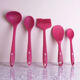 Resim Blackseries5 Premium Silikon Kaşık & Sos Fırçası & Kepçe 