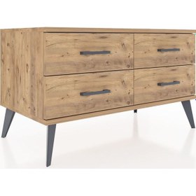 Resim Hyperion Şifonyer 4 Raflı 88x44x48 Çam-çam Çam 