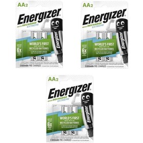 Resim Energizer Extreme 2300 mAh AA Şarj Edilebilir Kalem Pil (6 adet) 