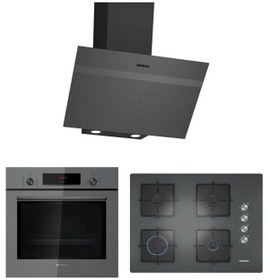 Resim Siemens HB012FBH1T - EO7C9PO12O - LC64KPJ70T Ankastre Set 