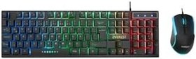Resim Everest KM-198 Luminax Gökkuşağı Aydınlatmalı Q Gaming Oyuncu Klavye + Mouse Set 