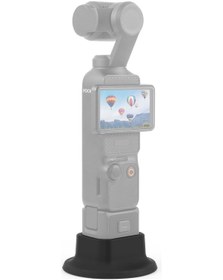 Resim Djı Osmo Pocket 3 İçin Puluz Silikon Yuvası Masaüstü Şarj Tabanı Braketi Siyah 