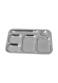 Resim Paslanmaz Çelik Yumurtalıklı Kahvaltılık Self Servis Tabldot 