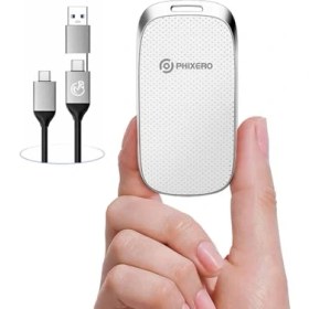 Resim Phıxero P20 Taşınabilir SSD 2 Tb 2000 Mb/s'ye Kadar, USB 3.2 Gen 2x2 Harici Katı Hal Sürücüsü, Akıllı Telefon, Tablet, Pc, Dizüstü Bilgisayar Için USB C'den C&a'ya (Beyaz) 