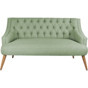 Resim Ze10 Design Lamont Loveseat İkili Kanepe Petrol Yeşili 