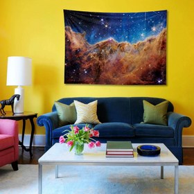 Resim James Webb Kozmik Uçurum Duvar Örtüsü - 160 cm x 220 cm 