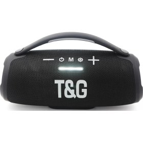 Resim USB Sd Kart Girişli Fm Radyolu Bluetoothlu Ledli Müzik Kutusu Hoparlör TG418 