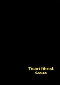 Resim Ticari Fihrist 20X28 8'Li Cilt Bezli Özkan Bordo 
