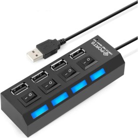 Resim Digitech 4 Port USB 2.0 Çoklayıcı Hub 