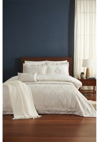 Resim Özdilek Glory Çeyiz Seti 11 Parça - Krem Krem 