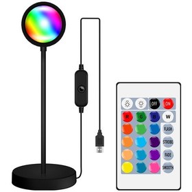 Resim Yifomall 360 Ayarlanabilir Rgb Led Lamba - 4 Filmli, Renk Değiştirme Ve Parlaklık Ayarı 