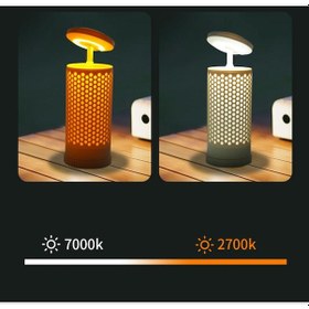 Resim Shufa Glampıng Taşınabilir & Asılabilir Teleskopik Led Kamp Lambası Atmosfer + Aydınlatma, Çok Fonksiyonlu 3500ma Bej 