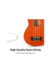 Resim Donner Dus-10m Soprano Ukulele Seti Maun 