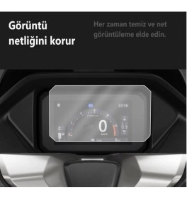 Resim Honda Pcx 125 Dx 2025 Model Dijital Gösterge Uyumlu Parlak 9H Nano Ekran Koruyucu 