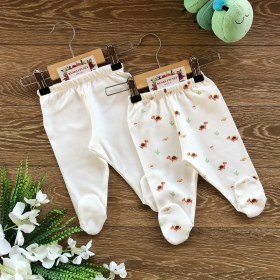 Resim Renkli Puset 2'li Penye Bebek Pijama Takım Ejderha 