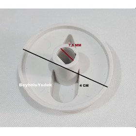 Resim FullYedek Mini Elektrikli Şofben Düğmesi , Şofben Ayar Plastik Düğme Genişlik 4 Cm 