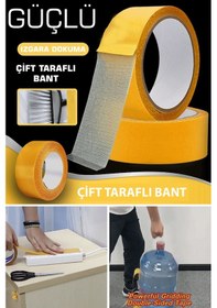 Resim TechnoSmart 5cm X 5mt Çift Taraflı Izgara Bant Nano Teknolojili Süper Güçlü Bant ExtraGüçlü Taşıyıcı 