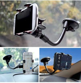 Resim Luz&pos Akrobat Cama Sabitlenen Güçlü Vakumlu 360 Derece Dönen Tüm Modellere Uyan Oto Telefon Tutucu Çok Renkli 