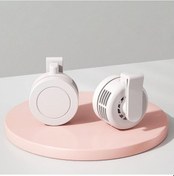 Resim Mini Taşınabilir Elektrikli Vantilatör, Sessiz Ve Kanatsız, C Beyaz 1 Adet,- 