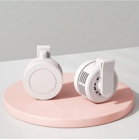 Resim Mini Taşınabilir Elektrikli Vantilatör, Sessiz Ve Kanatsız, C Beyaz 1 Adet,- 